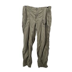 ExOfficio Pants Mens XL Khaki Buzz Off Insect Shield Nylon Hiking Cargo Utility